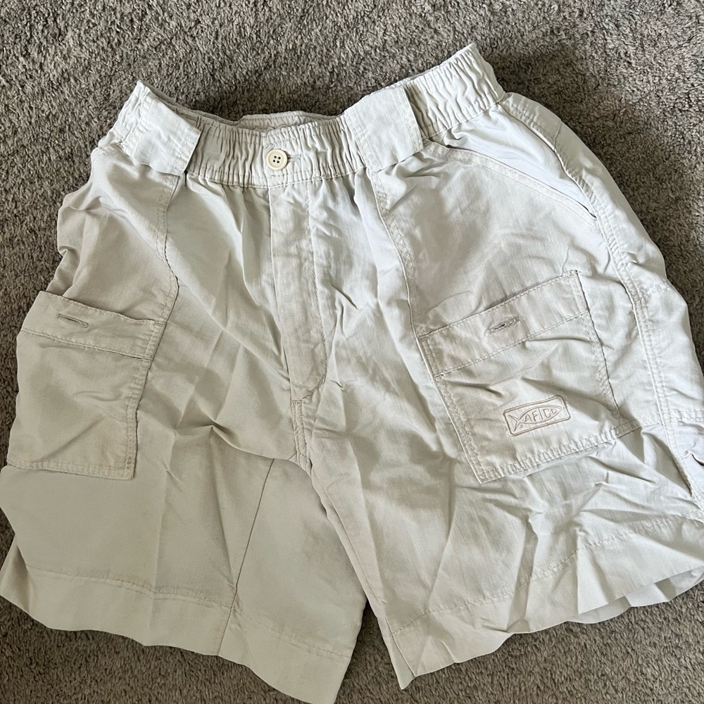 Men’s AFTCO Fishing Shorts Size 30 Khaki